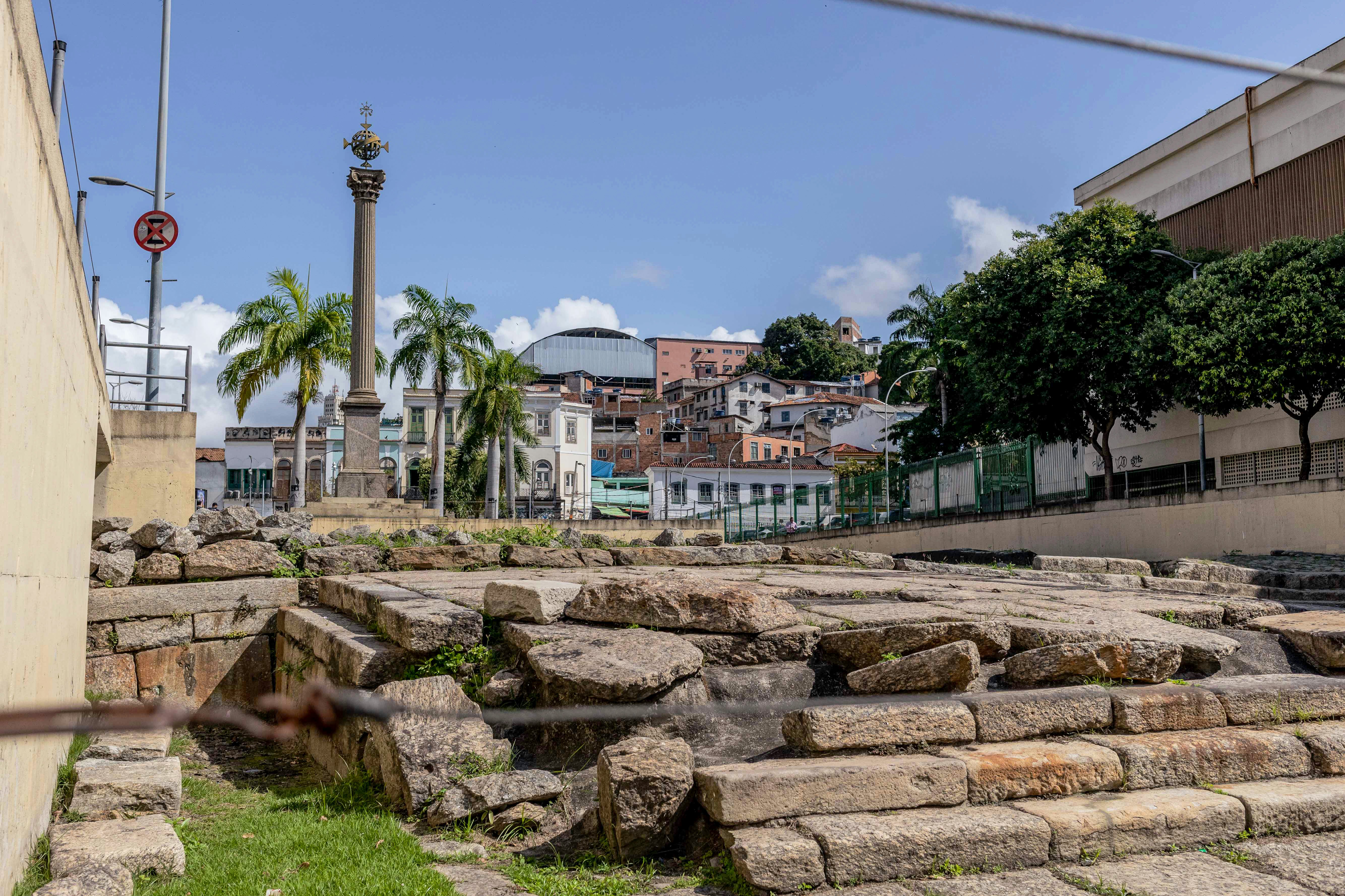 Valongo Wharf, one of the world’s largest slave ports, and the entry point for millions of enslaved Africans in Brazil.