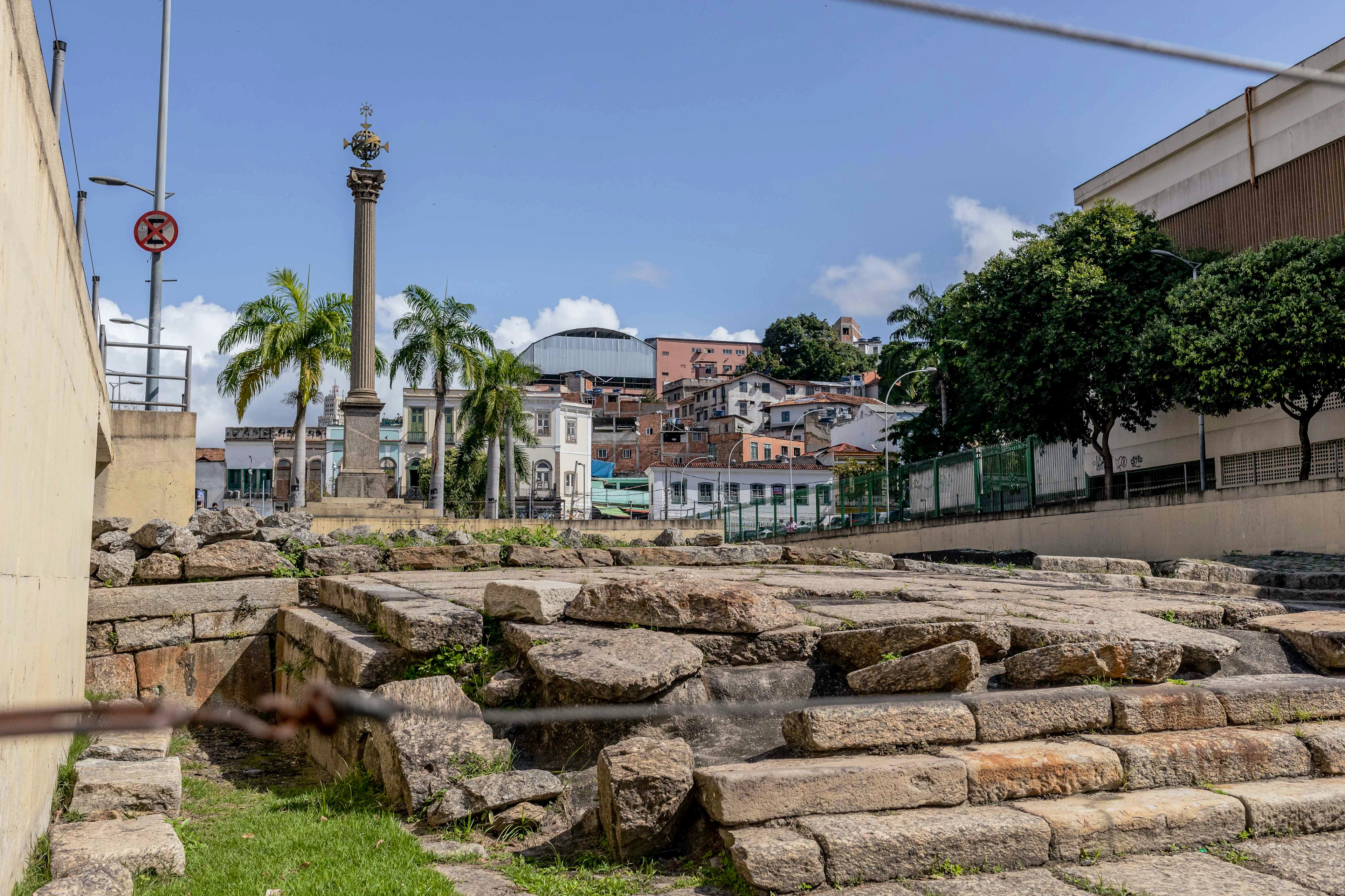 Valongo Wharf, one of the world’s largest slave ports, and the entry point for millions of enslaved Africans in Brazil.