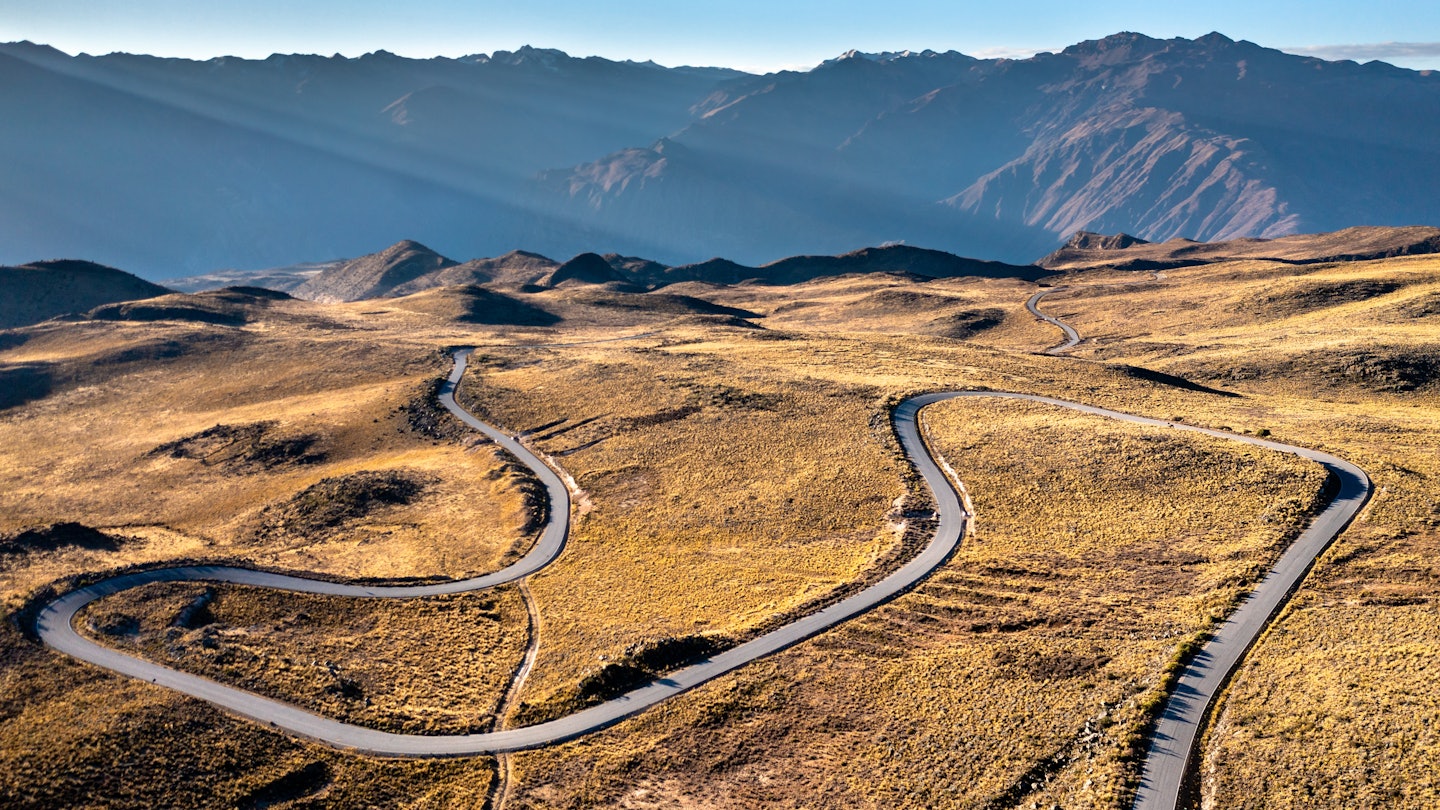 Road to the Colca Canyon in the Peruvian Andes; Shutterstock ID 2038250537; your: Sloane Tucker; gl: 65050; netsuite: Online Editorial; full: Peru Road Trips Article