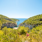 High angle view of woman walking amidst trees on mountain at Stiniva beach. Idyllic view of rocky mountains by sea against clear blue sky. Female is enjoying vacation at Vis Island located in Croatia.
518614628
Clear Sky, Travel, Tourism, Non-Urban Scene, Leisure Activity, Vis Island, One Woman Only, One Mid Adult Woman Only, Mid Adult Women, Women, Females, Copy Space, Beauty In Nature, Adriatic Sea, 30-34 Years, Mid Adult, Adult, Walking, Scenics, Caucasian Ethnicity, Rocky Mountains, One Person, Growth, Idyllic, Enjoyment, Tranquil Scene, Green Color, Blue, Famous Place, Travel Destinations, Vacations, Nature, Lifestyles, Outdoors, Horizontal, High Angle View, Recreational Pursuit, Tourist, Croatia, Europe, Lush Foliage, Tree, Day, Cliff, Island, Beach, Mountain, Sea, Stiniva