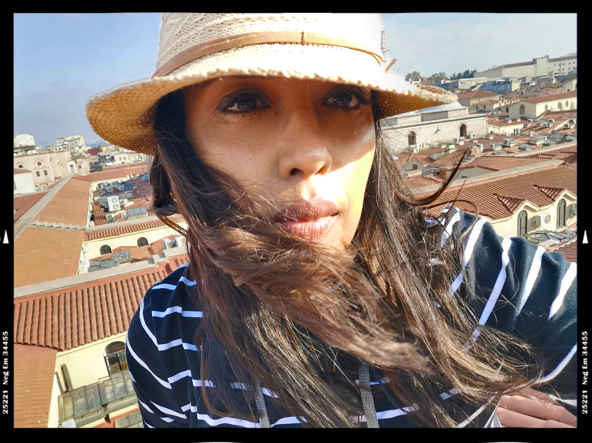 Istanbul rooftop selfie
