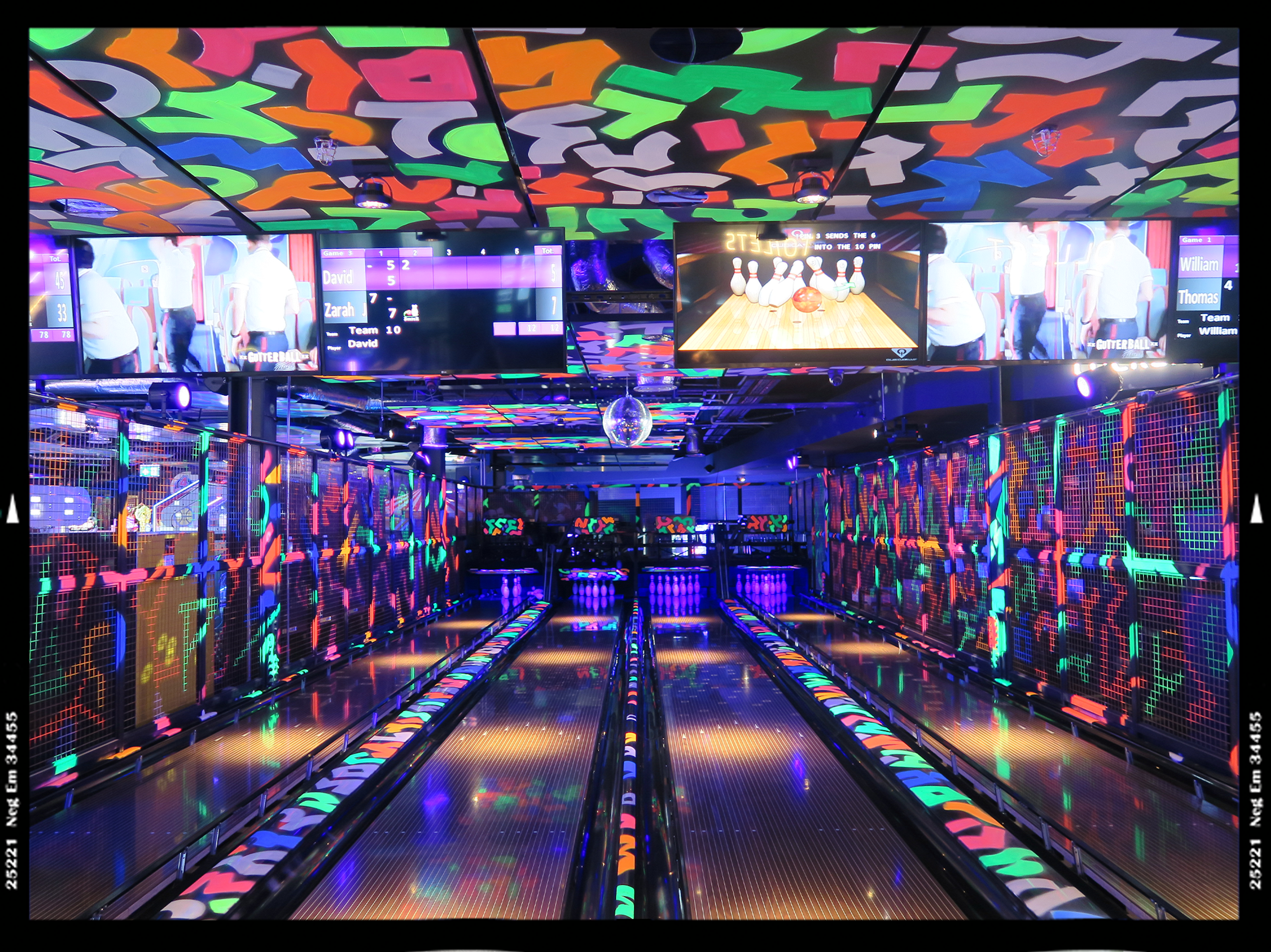 Bowling in Glasgow on a rainy day