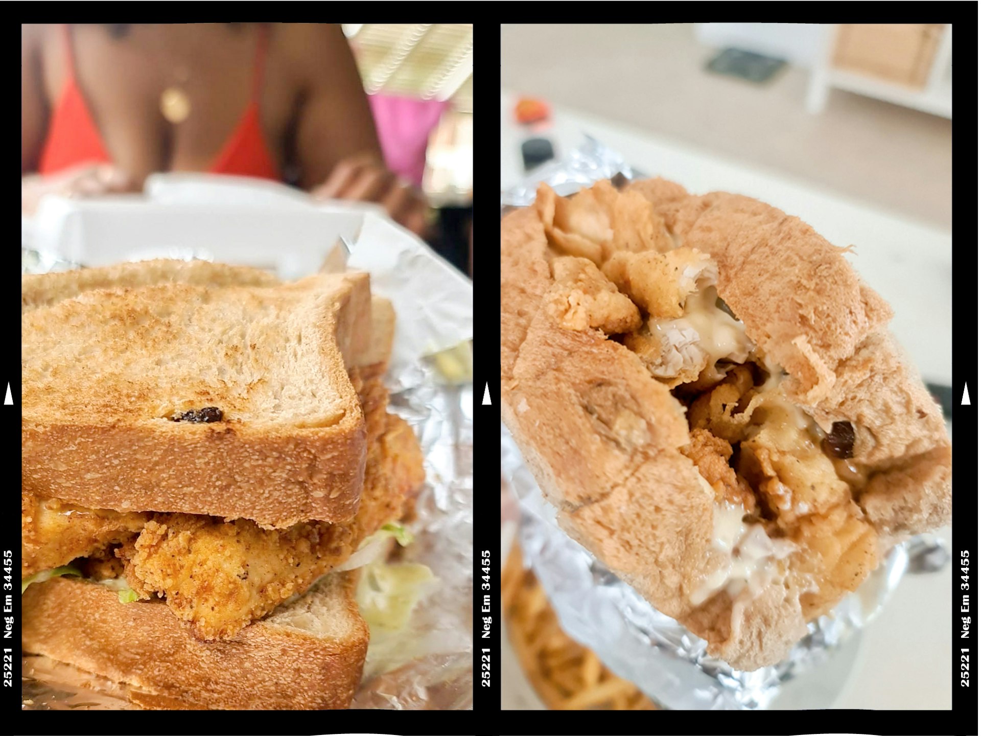 Bermuda fried fish sandwich