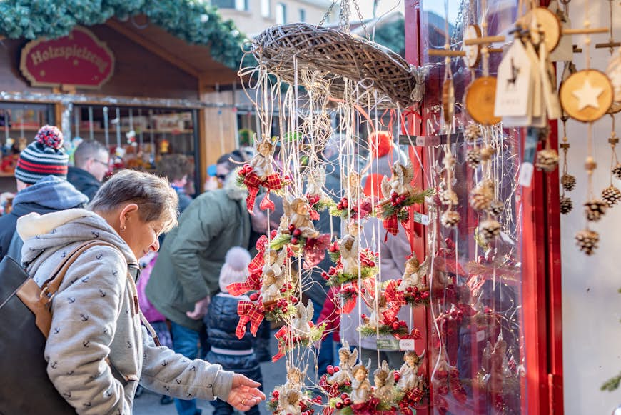 Locally-made crafts at Innsbruck's traditional European Christmas