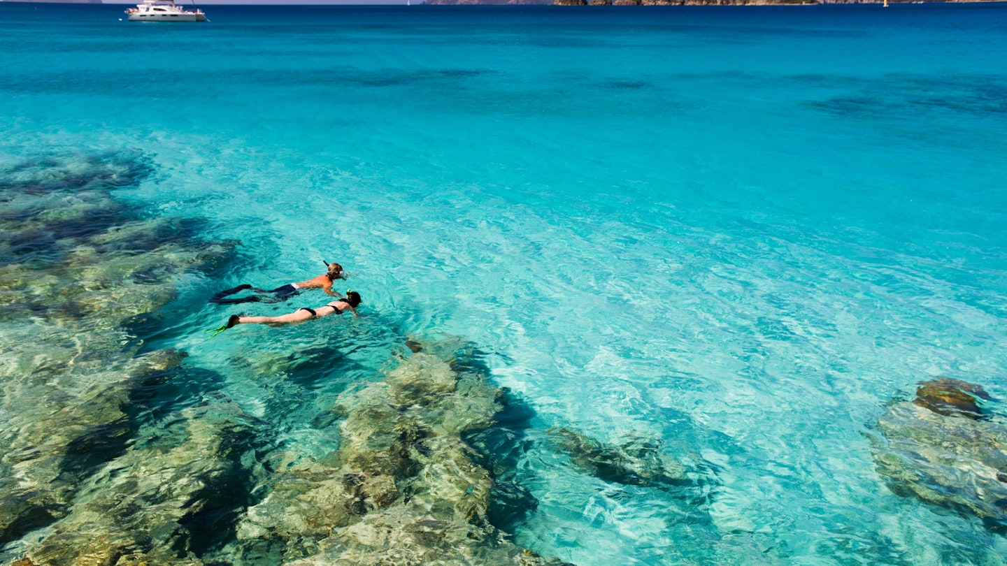 couple holding hands while snorkeling in the Caribbean crystal clear waters
167202333
Couple - Relationship, Beautiful, Leisure Activity, Women, Men, Two People, Floating On Water, Copy Space, Beauty In Nature, Face Guard - Sport, Remote, Virgin Islands, Coastline, Snorkel, Honeymoon, Holding Hands, Fun, Scenics, Togetherness, Idyllic, Relaxation, Enjoyment, Adventure, Exploration, Exoticism, Tropical Climate, Sport, Vacations, Horizontal, Water Sport, Scuba Diving, Snorkeling, Recreational Pursuit, Activity, Heterosexual Couple, People, St. John - Virgin Islands, US Virgin Islands, Caribbean, Summer, Reef, Beach, Horizon, Caribbean Sea, Sea, Water, Diving Flipper, Bikini, Swimwear