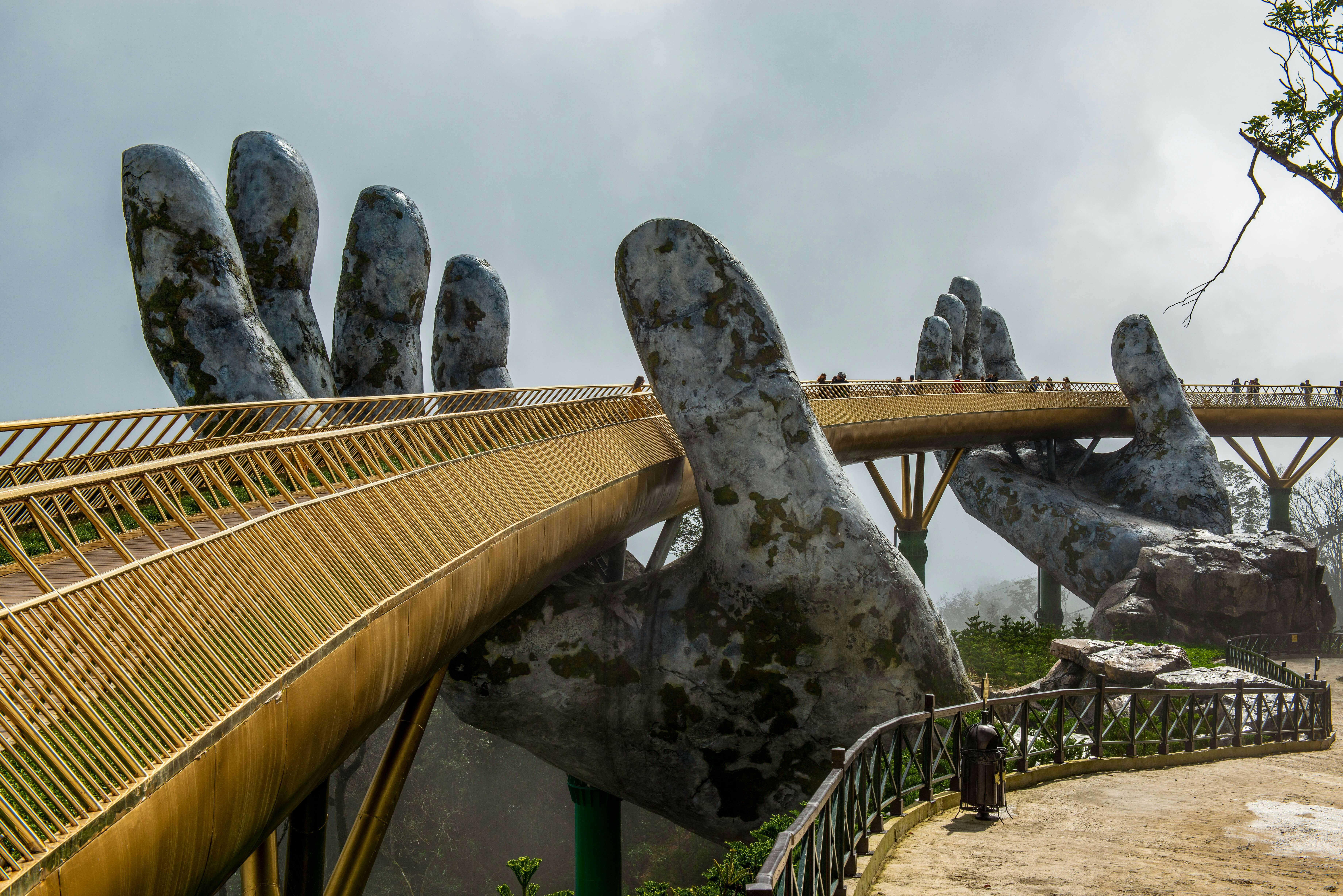 Golden Bridge in Ba Na Hills,Bana hills.
