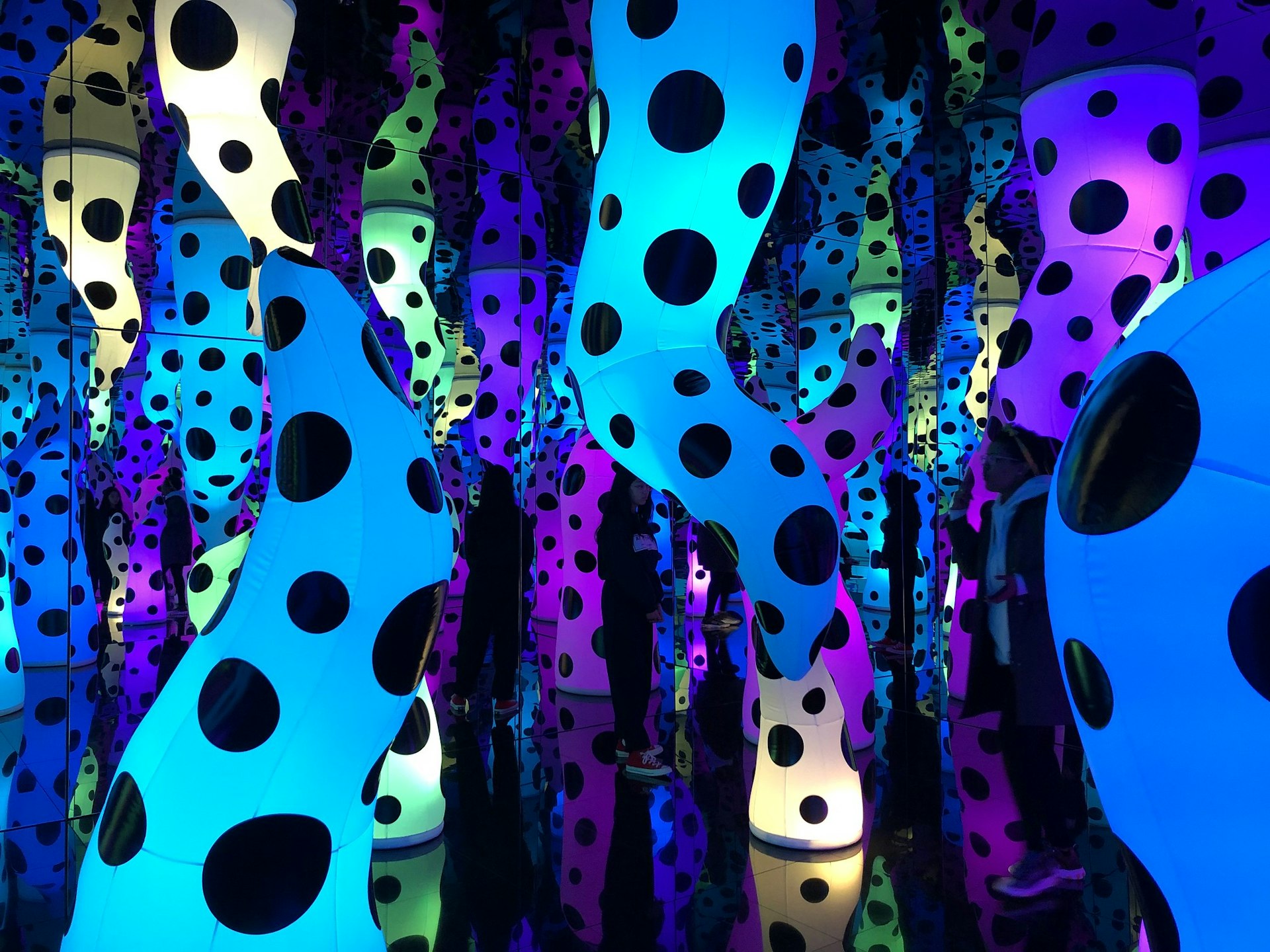 Yayoi Kusama’s “Love Is Calling” Infinity Room, Institute of Contemporary Art, Boston, Massachusetts, USA