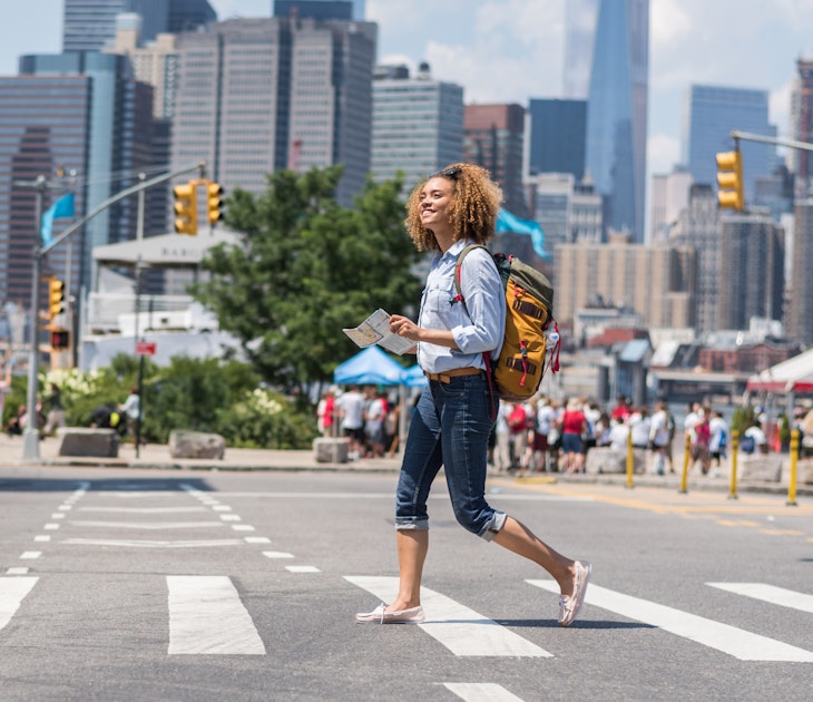 Happy African American woman tourist holding a map in New York - people traveling concepts
485698992
African Descent, Backpacker, Travel, People Traveling, Tourism, Student, Women, Females, Lost, Explorer, 20-29 Years, Young Adult, Smiling, Walking, Crossing, Skyscraper, Fun, African Ethnicity, One Person, Journey, Direction, Travel Destinations, Vacations, Lifestyles, Urban Scene, Outdoors, Full Length, Cheerful, Tourist, People, New York City, USA, Zebra, Summer, Street, Map, Casual Clothing