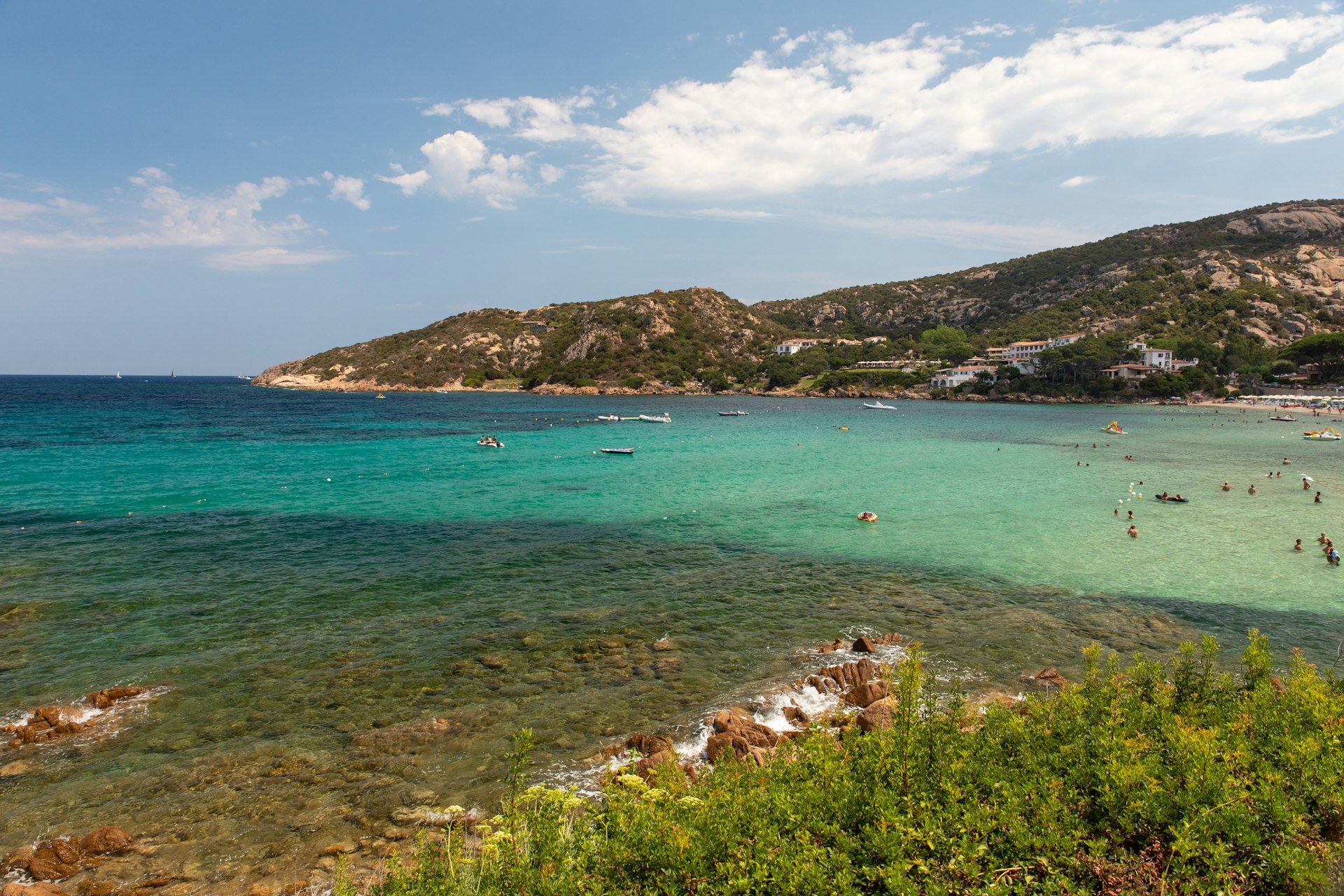 Landscape view of Costa Smeralda