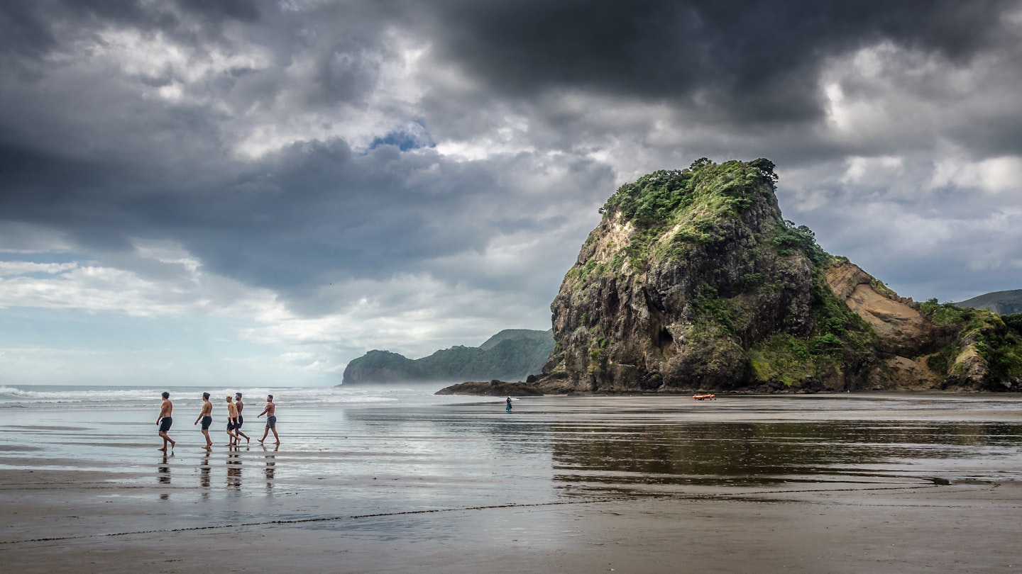 Lion Rock and Piha Beach