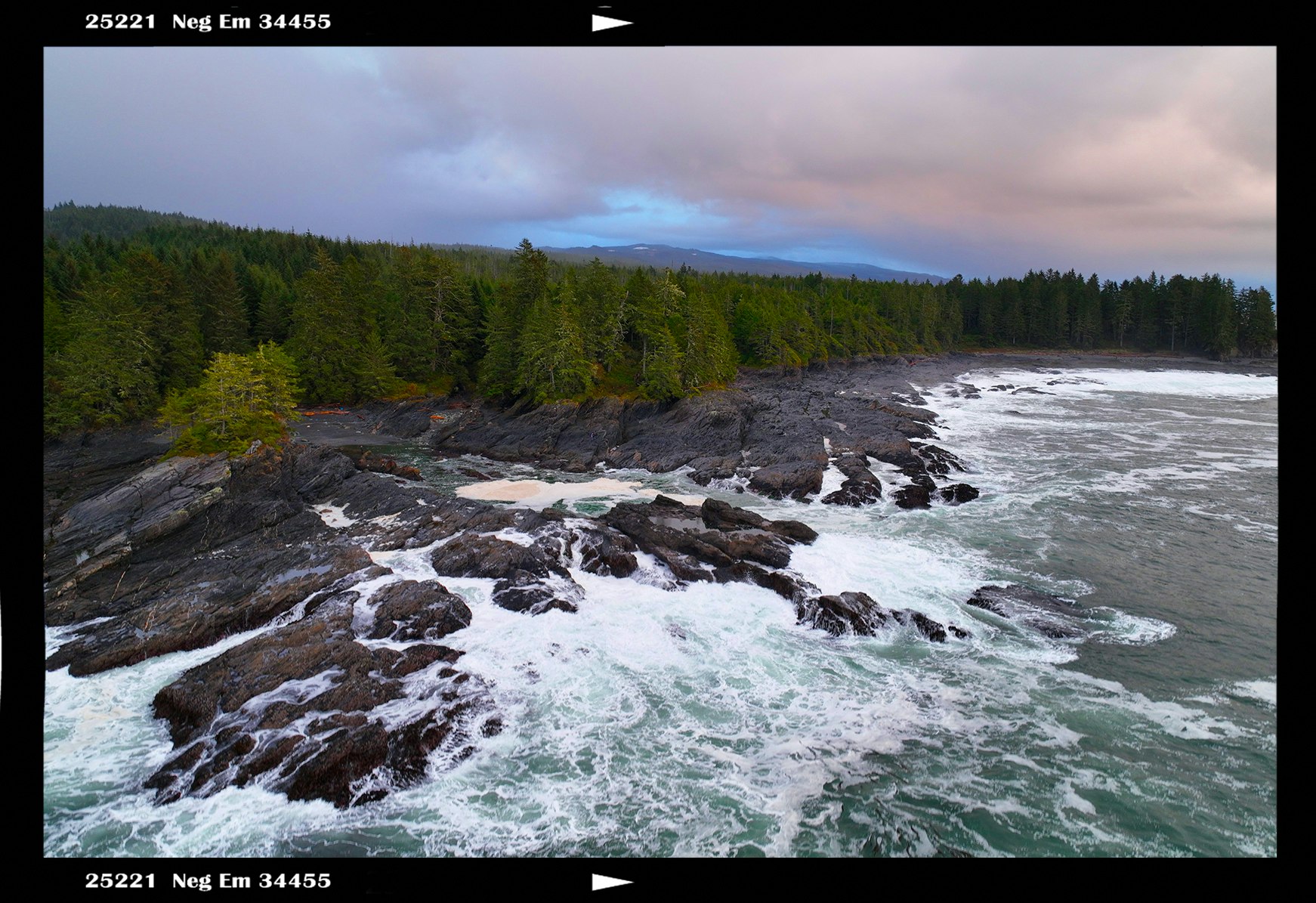 Stormy waters off Vancouver Island
