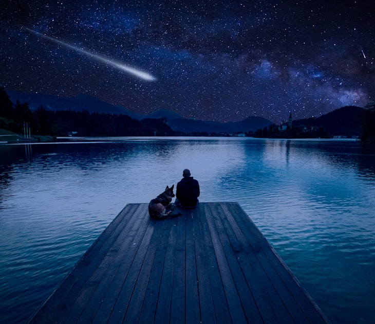 Man with dog looking at Perseid Meteor Shower at lake Bled; Shutterstock ID 1152872222; your: Brian Healy; gl: 65050; netsuite: Lonely Planet Online Editorial; full: Best celestial events of 2023
1152872222
admiring, adventure, asteroid, astro, backpack, camp, comet, constellation, couple, dark, dog, enjoying, europe, experience, falling star, falling stars, freedom, friends, friendship, fun, galaxy, german shepherd, happiness, happy, hiking, landscape, lifestyle, majestic, meteor, meteor shower, meteorite, milky way, mountain, nature, night, observe, outdoor, overlooking, perseid, shooting, shooting star, shooting stars, shower, silhouette, sky, space, star, together, togetherness, view