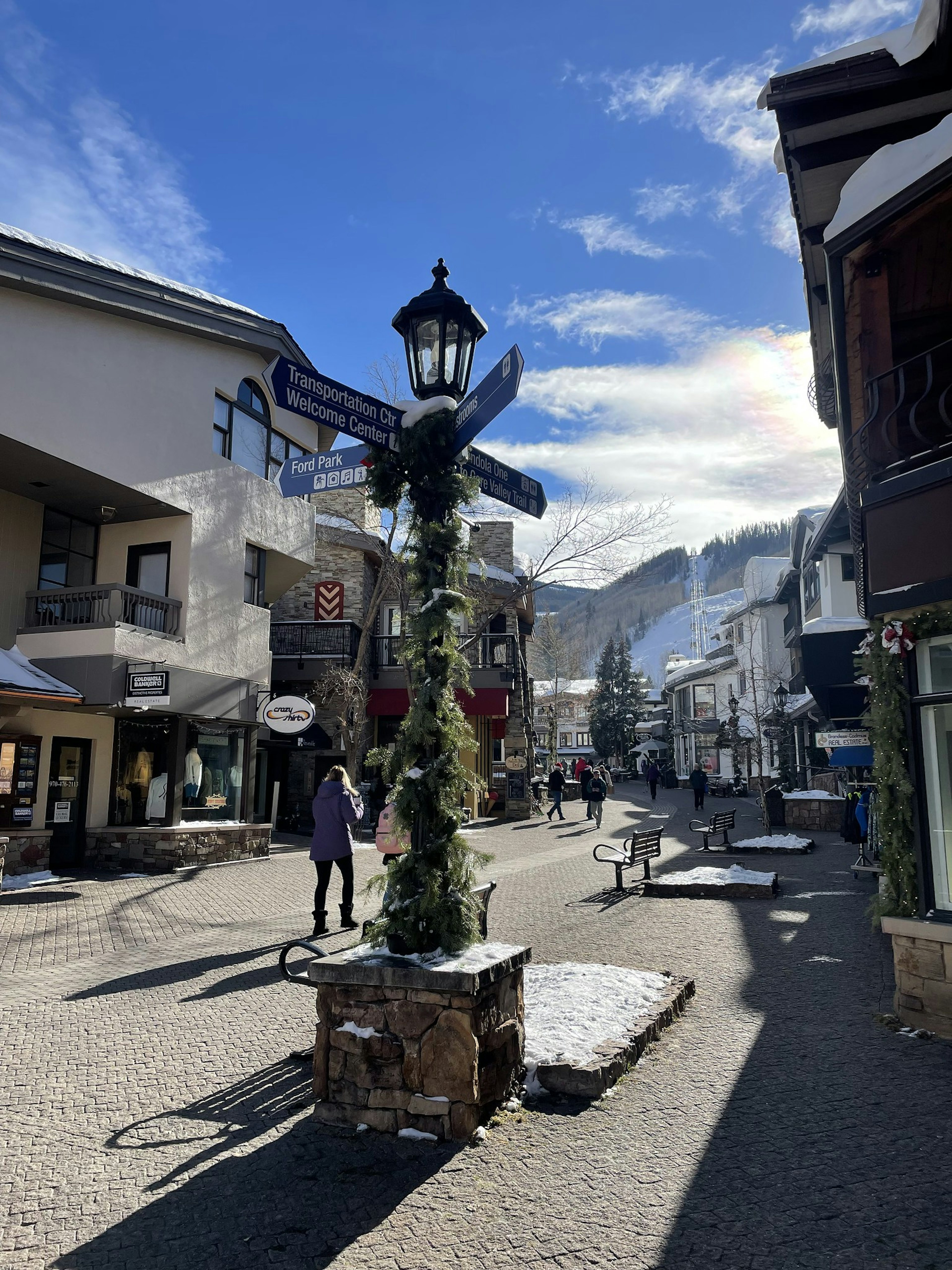 Winter in Vail Village