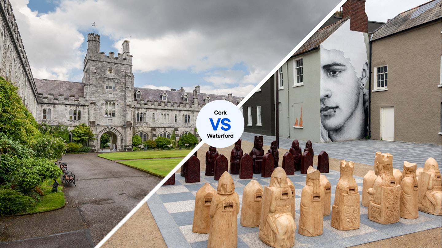 Tour the Long Hall and Clock Tower of University College Cork or play a game of chess in downtown Waterford.