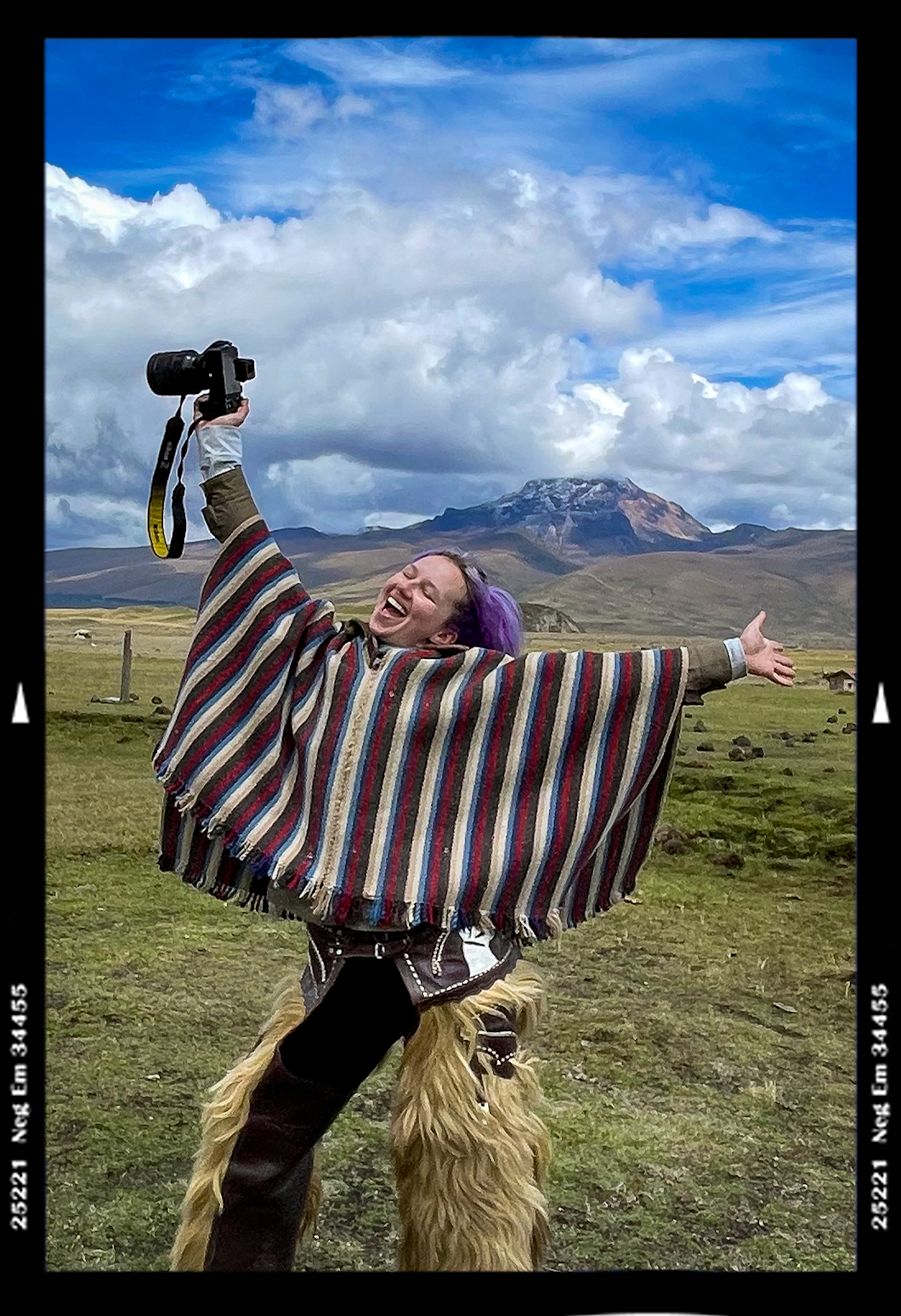 Bailey with her Nikon camera