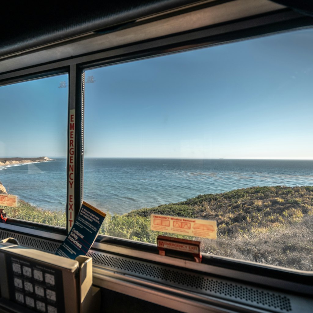 California Coast, USA - Sep 5, 2019: Ocean view from the Coast Starlight Amtrak train
1511531960
commuter, roomette, tourism, united states, american, oceanside, scenery, holiday, sea, summer, america, commuting, passenger train, tourist, view, california, train, coastline, journey, nature, pacific ocean, amtrak, american travel, southern california, transport, pacific, people, water, public transportation, transportation, coast, ocean, passenger, background, beach, west coast, commuter train, window, travel, landscape, window view beach, window view