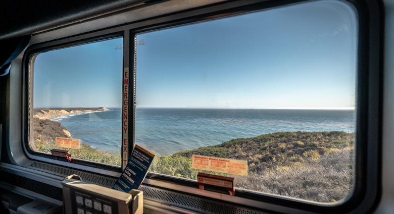 California Coast, USA - Sep 5, 2019: Ocean view from the Coast Starlight Amtrak train
1511531960
commuter, roomette, tourism, united states, american, oceanside, scenery, holiday, sea, summer, america, commuting, passenger train, tourist, view, california, train, coastline, journey, nature, pacific ocean, amtrak, american travel, southern california, transport, pacific, people, water, public transportation, transportation, coast, ocean, passenger, background, beach, west coast, commuter train, window, travel, landscape, window view beach, window view