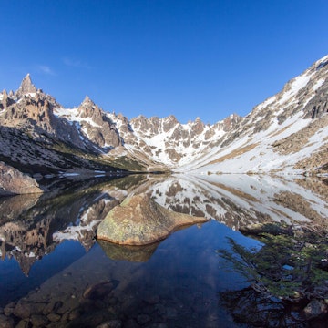 Mount Catedral and Toncek lagoon near Frey hut in Bariloche, Patagonia Argentina; Shutterstock ID 1377510188; your: Sloane Tucker; gl: 65050; netsuite: Online Editorial; full: Bariloche Landing Page
1377510188