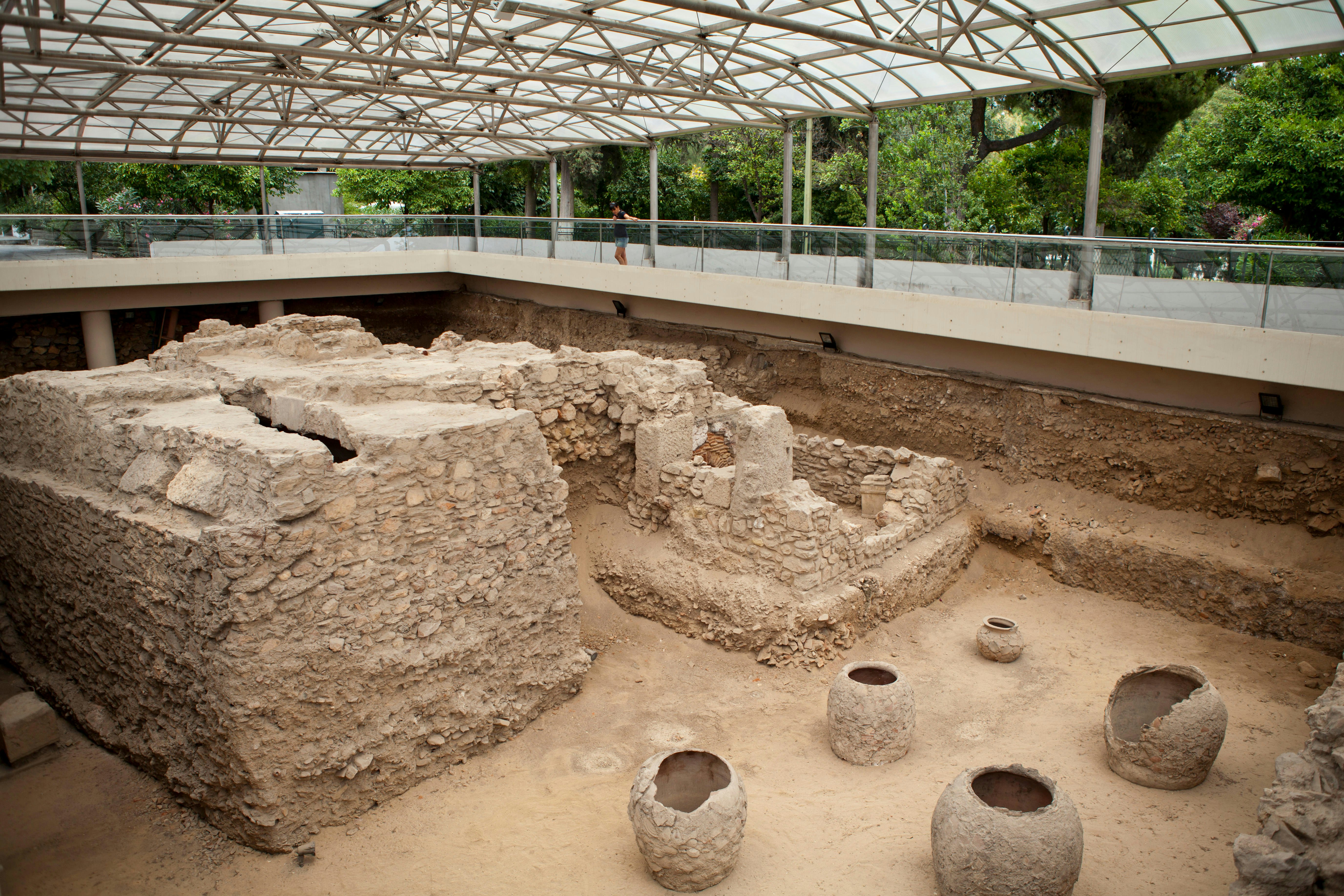 EHYBM3 The Archaeological site of the Roman Baths on Amalias Avenue in Athens, Greece.
EHYBM3
Archaeological, site, History, bathhouse, Amalias, Avenue, Archaeological, site, of, Roman, National, Gardens, Athens, Greece, Roman, conserved, excavations, metro, Adobe, High, Angle, View, The, Past, Travel, Destinations, Transportation, Travel, Working