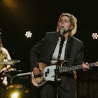 LOS ANGELES - MARCH 21: The Late Late Show with James Corden airing Monday, March 21, 2022, with guests Lizzo, Gabrielle Union, and Pillow Queens. (Photo by Terence Patrick/CBS via Getty Images)
1239437040