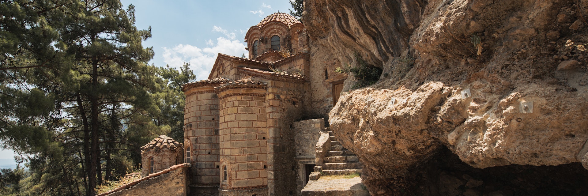 Mystras or Mistras, also known in the Chronicle of the Morea as Myzithras, is a fortified town and a former municipality in Laconia, Peloponnese, Greece.