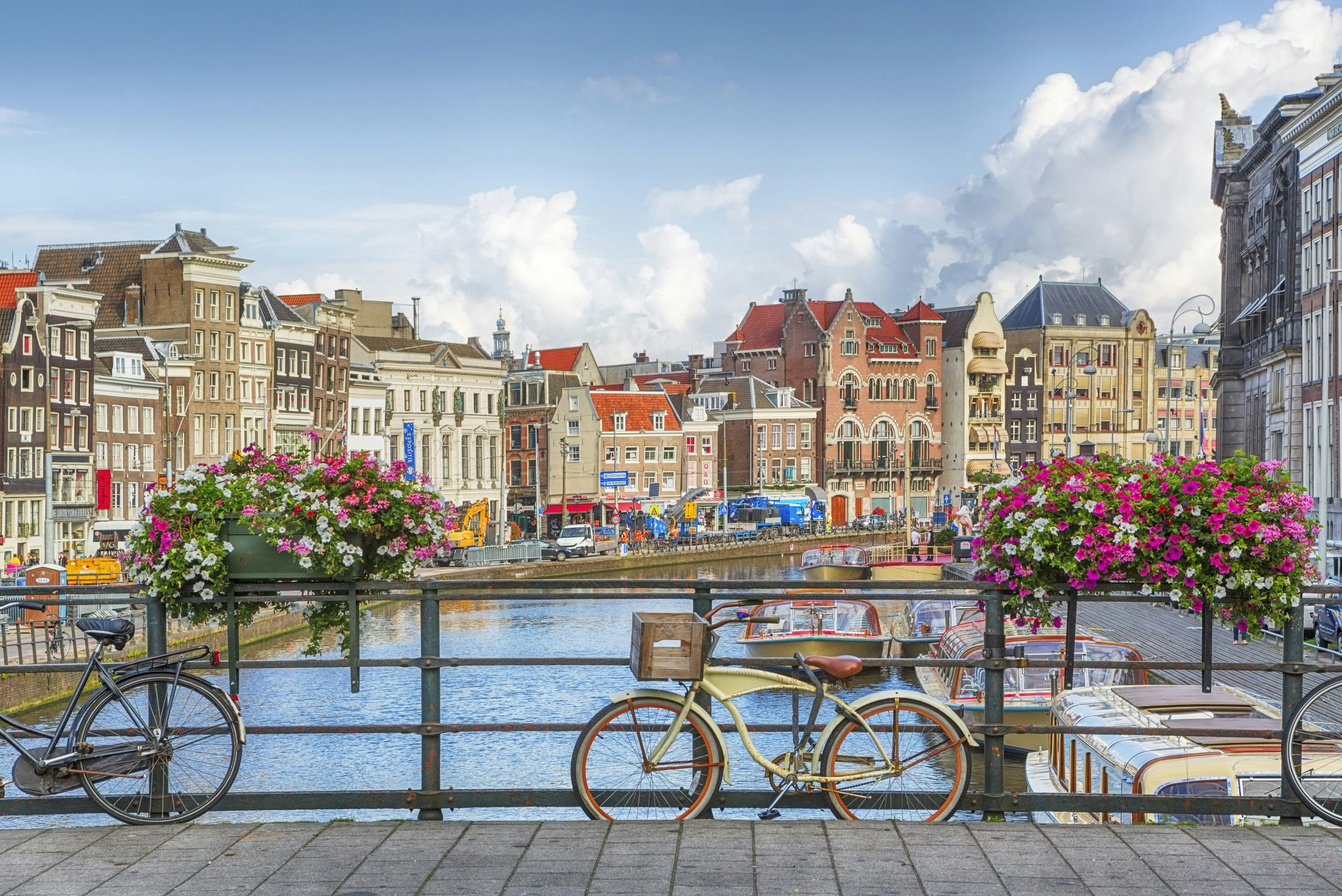 View of Amsterdam canals