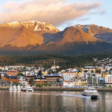 8th March 2018, Ushuaia at the southern tip of Argentina has a very busy port for tourist cruises heading into the Beagle channel to look for wildlife
955572464