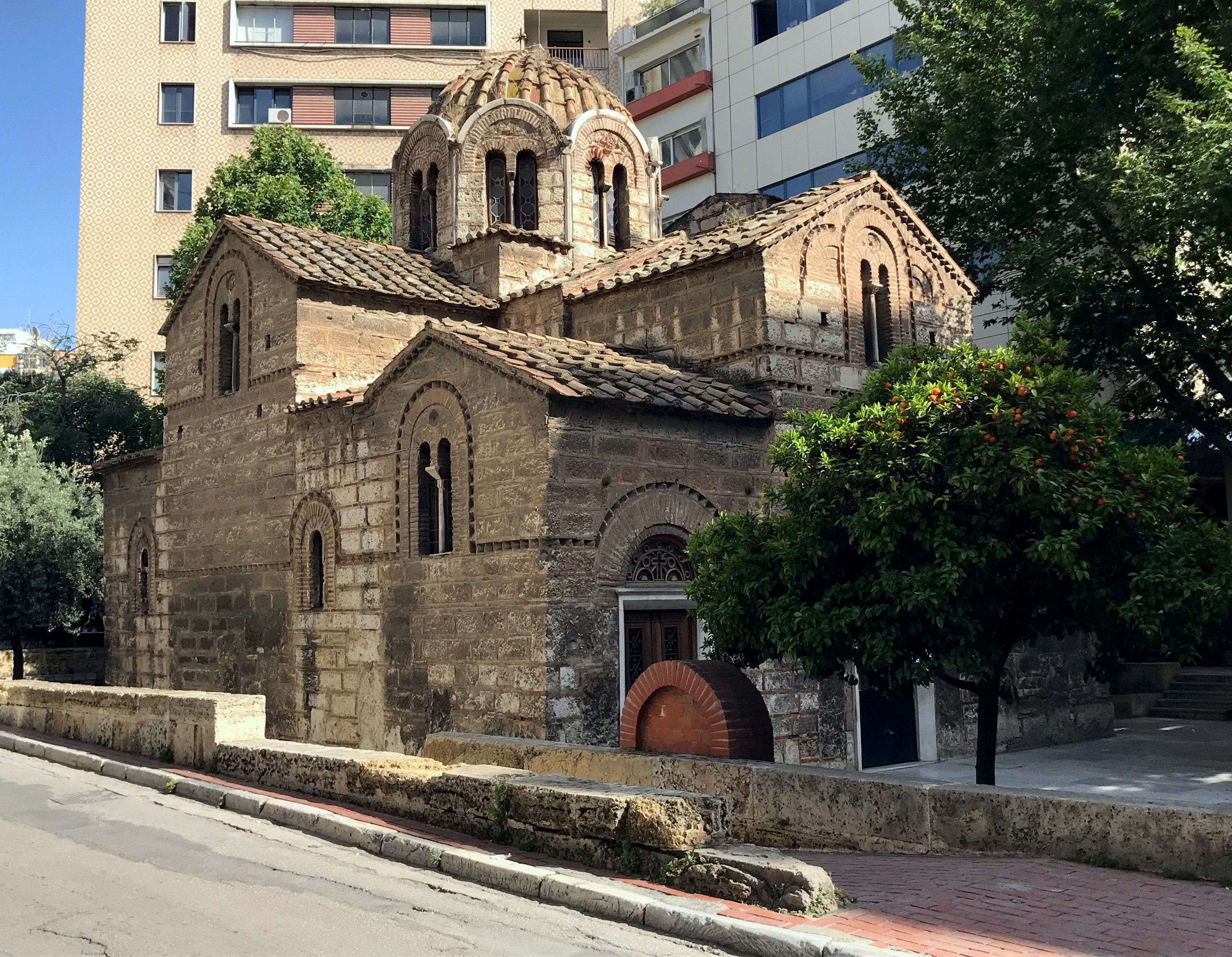The 11th-century Church of Agii Theodori in Syntagma neighbourhood.