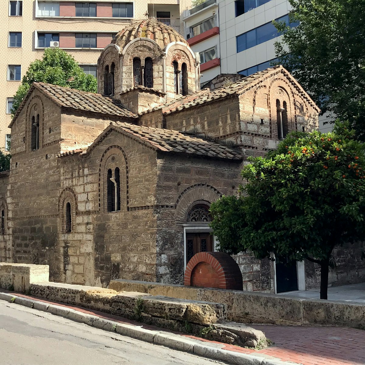 The 11th-century Church of Agii Theodori in Syntagma neighbourhood.