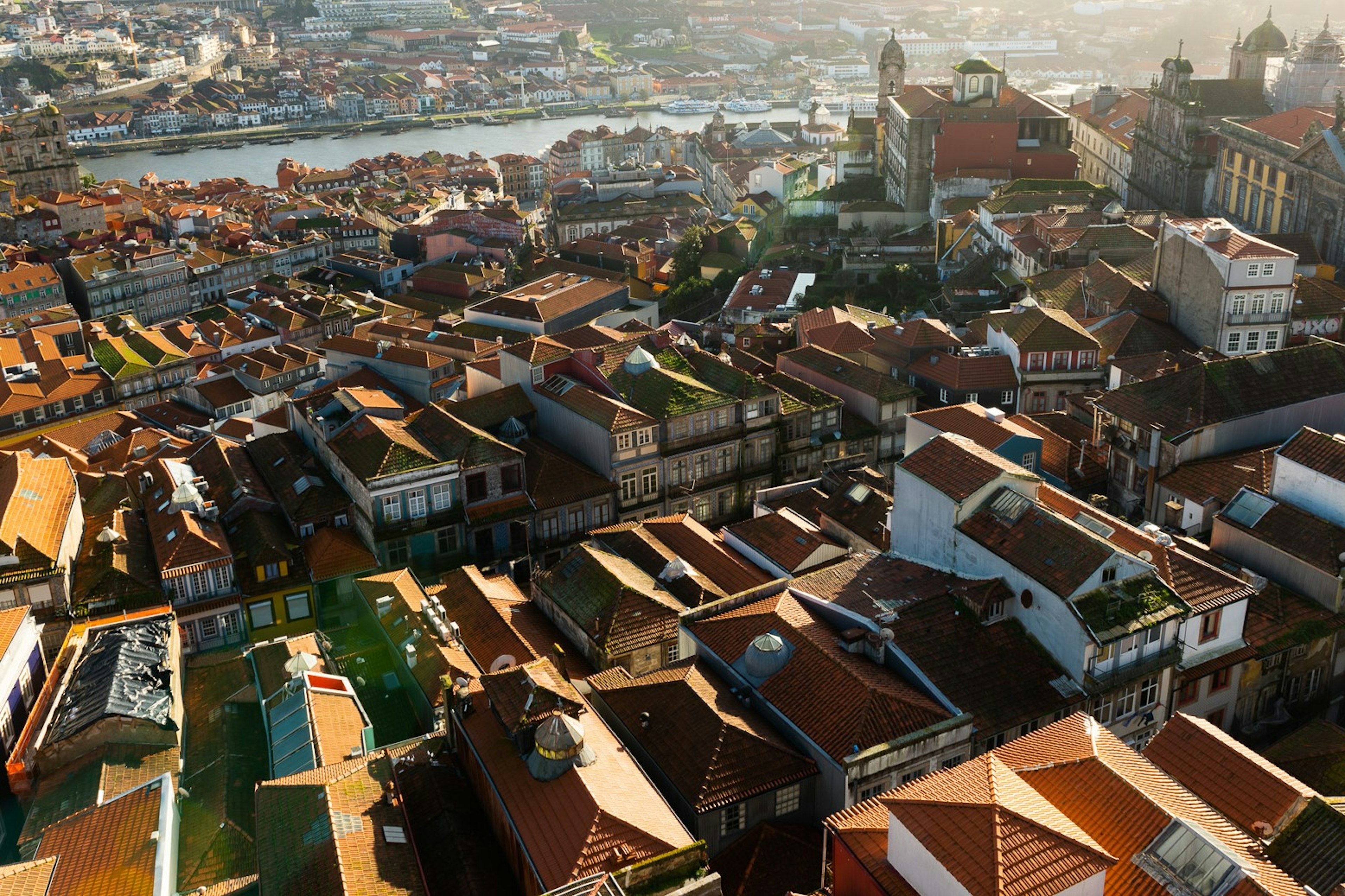 Aerial view of Porto