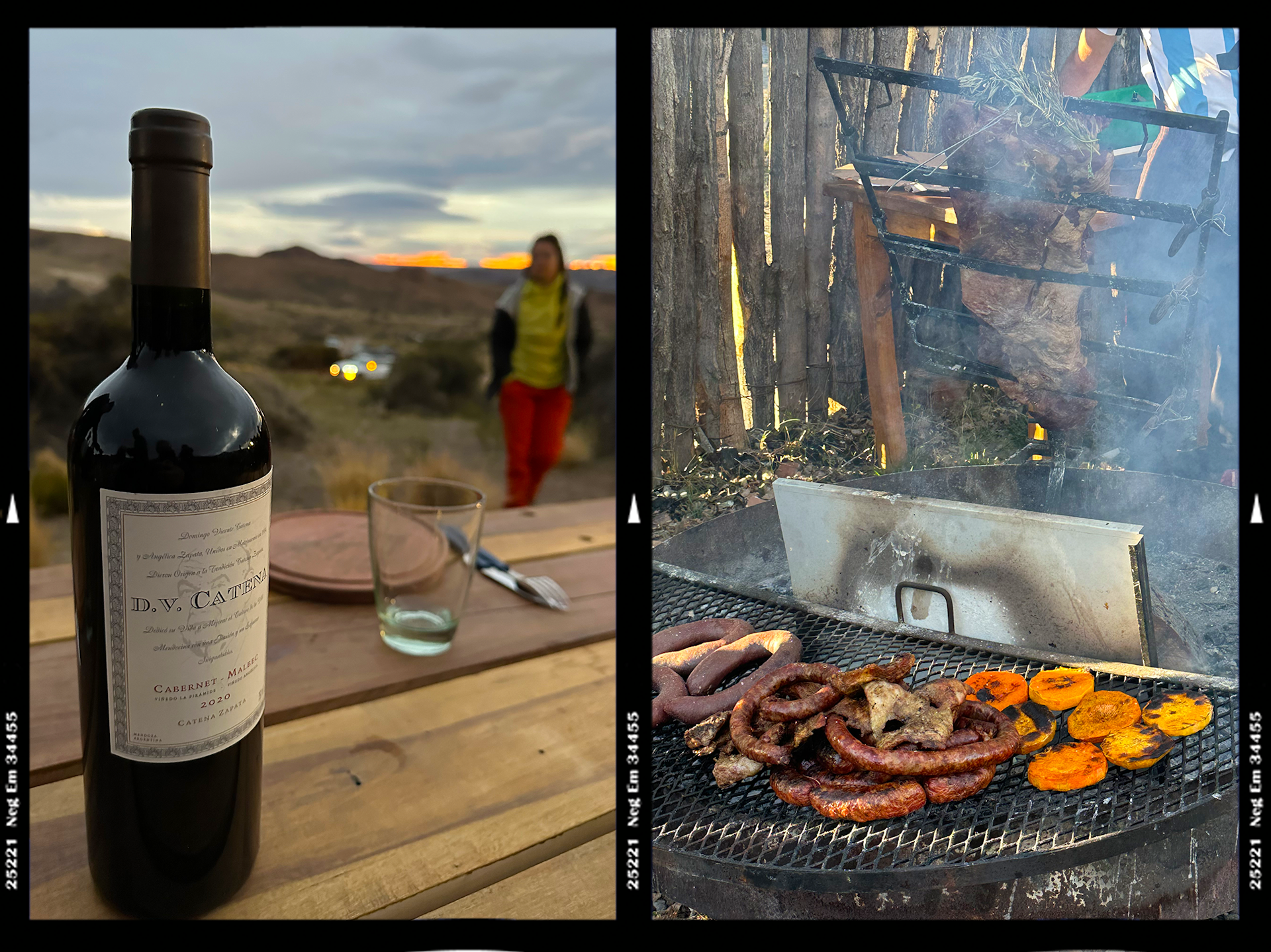 Wine and asado in Argentina