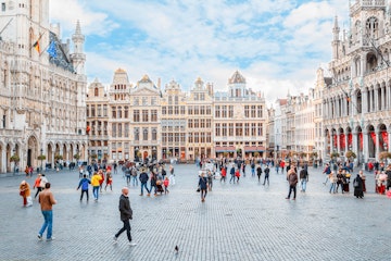 BRUSSELS, BELGIUM - OCTOBER 13, 2016: Grand place, Brussels, Belgium; Shutterstock ID 602490032; your: Sloane Tucker; gl: 65050; netsuite: Online Editorial; full: Destination Landing Page
602490032