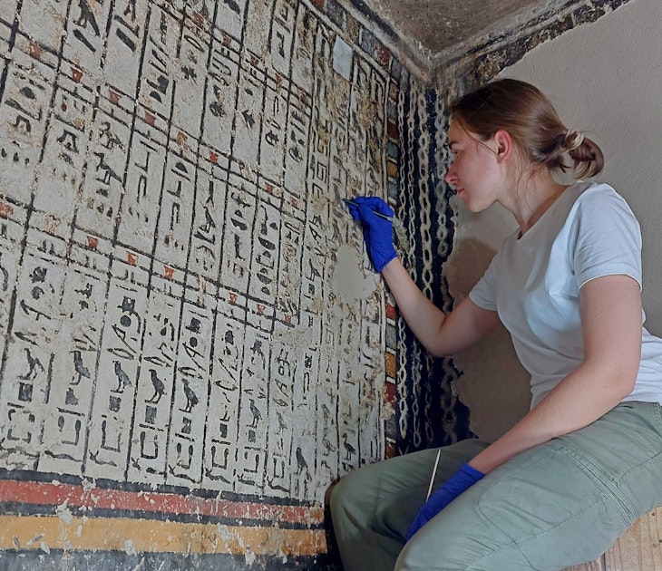 Tomb of Meru hieroglyphics