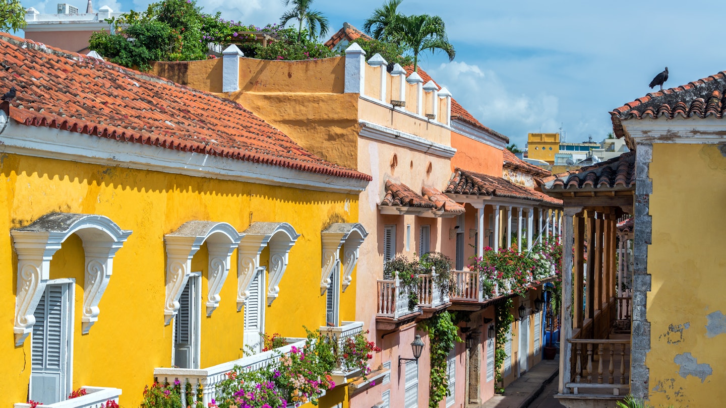 Colonial buildings and balconies in the historic center of Cartagena, Colombia.
america, architecture, balcony, beautiful, blue, bougainvillea, bright, building, caribbean, cartagena, city, cityscape, colombia, colombian, colonial, color, colorful, daytime, de, exterior, facade, famous, flower, historic, historical, home, house, indias, landmark, latin, old, porch, restored, south, spanish, street, tropical, urban, view, white, window, yellow