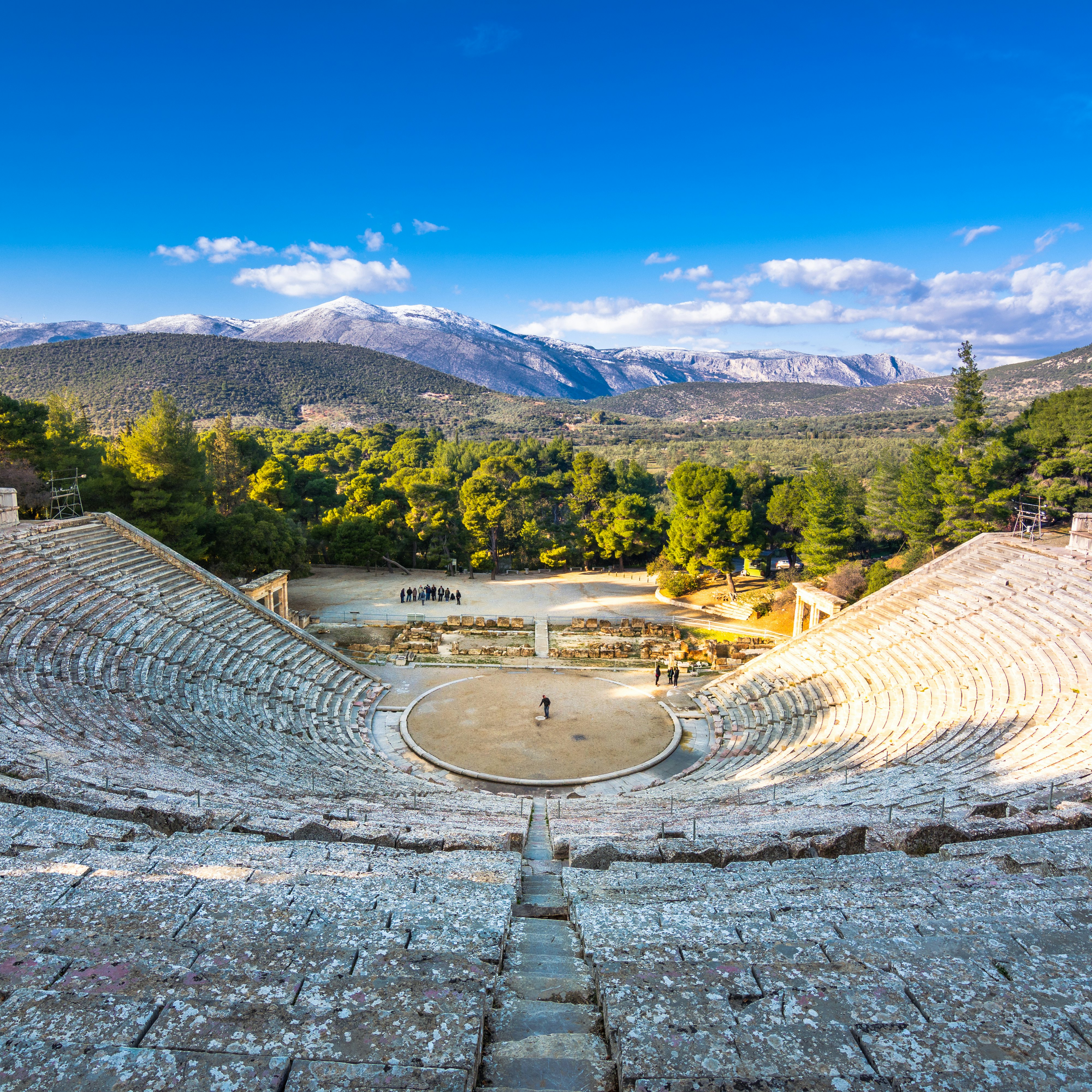 The ancient theater of Epidaurus (or "Epidavros"), Argolida prefecture, Peloponnese, Greece. ; Shutterstock ID 1010575777; your: Barbara Di Castro; gl: 65050; netsuite: digital; full: poi
1010575777