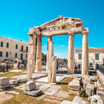 11.03.2018 Athens, Greece - Gate of Athena Archegetis, on the winds square (plateia aeridon) below the Acropolis of Athens.; Shutterstock ID 1053590486; your: Barbara Di Castro; gl: 65050; netsuite: digital; full: poi
1053590486