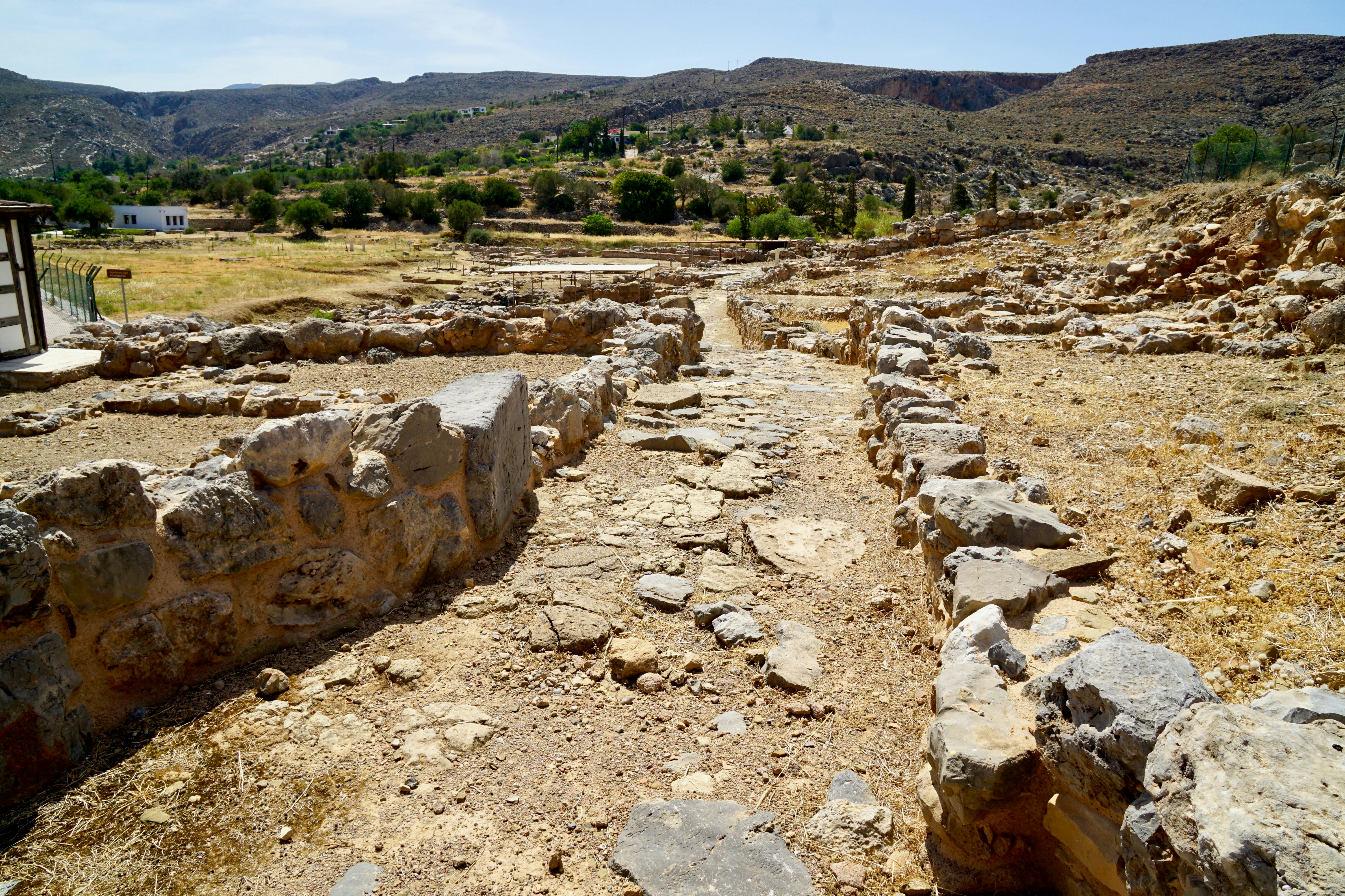 Zakros Minoan Palast Site, Crete, Greece was the fourth largest on the island, but with a strategic important position on the west coast for the trade with Egypt and near east.