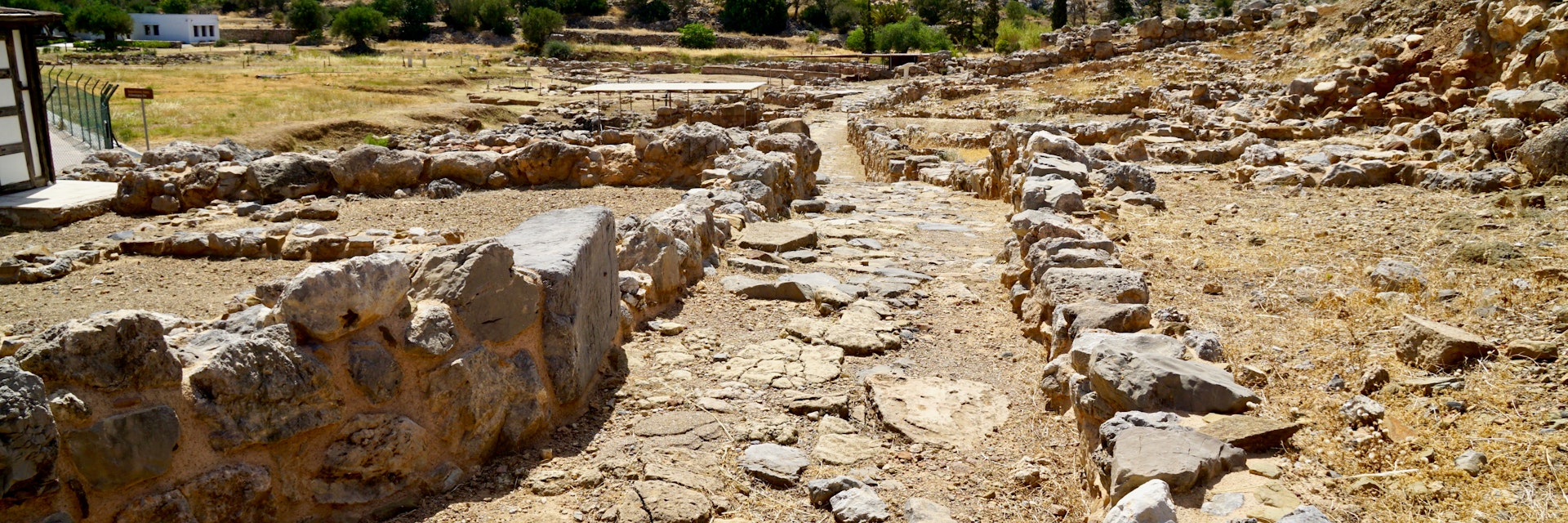 Zakros Minoan Palast Site, Crete, Greece was the fourth largest on the island, but with a strategic important position on the west coast for the trade with Egypt and near east.