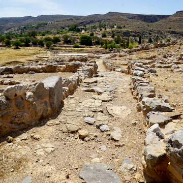 Zakros Minoan Palast Site, Crete, Greece was the fourth largest on the island, but with a strategic important position on the west coast for the trade with Egypt and near east.