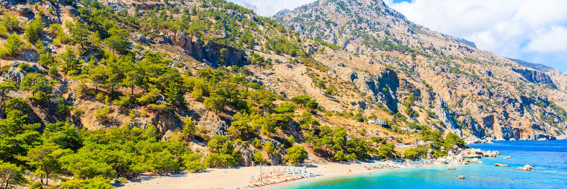 Tourist boat anchoring at beautiful Apella beach on Karpathos island, Greece; Shutterstock ID 1194560110; your: Erin Lenczycki; gl: 65050; netsuite: Digital; full: POI
1194560110