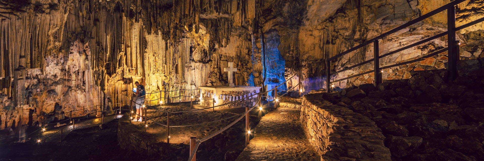 Melidoni Crete September 1 2019-Melidoni cave, an amazing historical and archaeological cave with the impressive formations of the stalactites and stalagmites.; Shutterstock ID 1501663331; your: Barbara Di Castro; gl: 65050; netsuite: digital; full: poi
1501663331