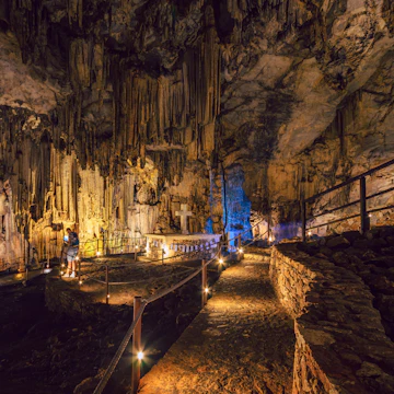 Melidoni Crete September 1 2019-Melidoni cave, an amazing historical and archaeological cave with the impressive formations of the stalactites and stalagmites.; Shutterstock ID 1501663331; your: Barbara Di Castro; gl: 65050; netsuite: digital; full: poi
1501663331