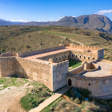 Turkish medieval fortress at Ancient Aptera in Chania, Crete, Greece.; Shutterstock ID 1575956149; your: Barbara Di Castro; gl: 65050; netsuite: digital; full: poi
1575956149