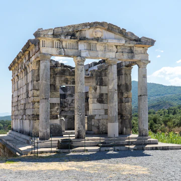 The ancient city of Messini in Peloponnese, Greece.