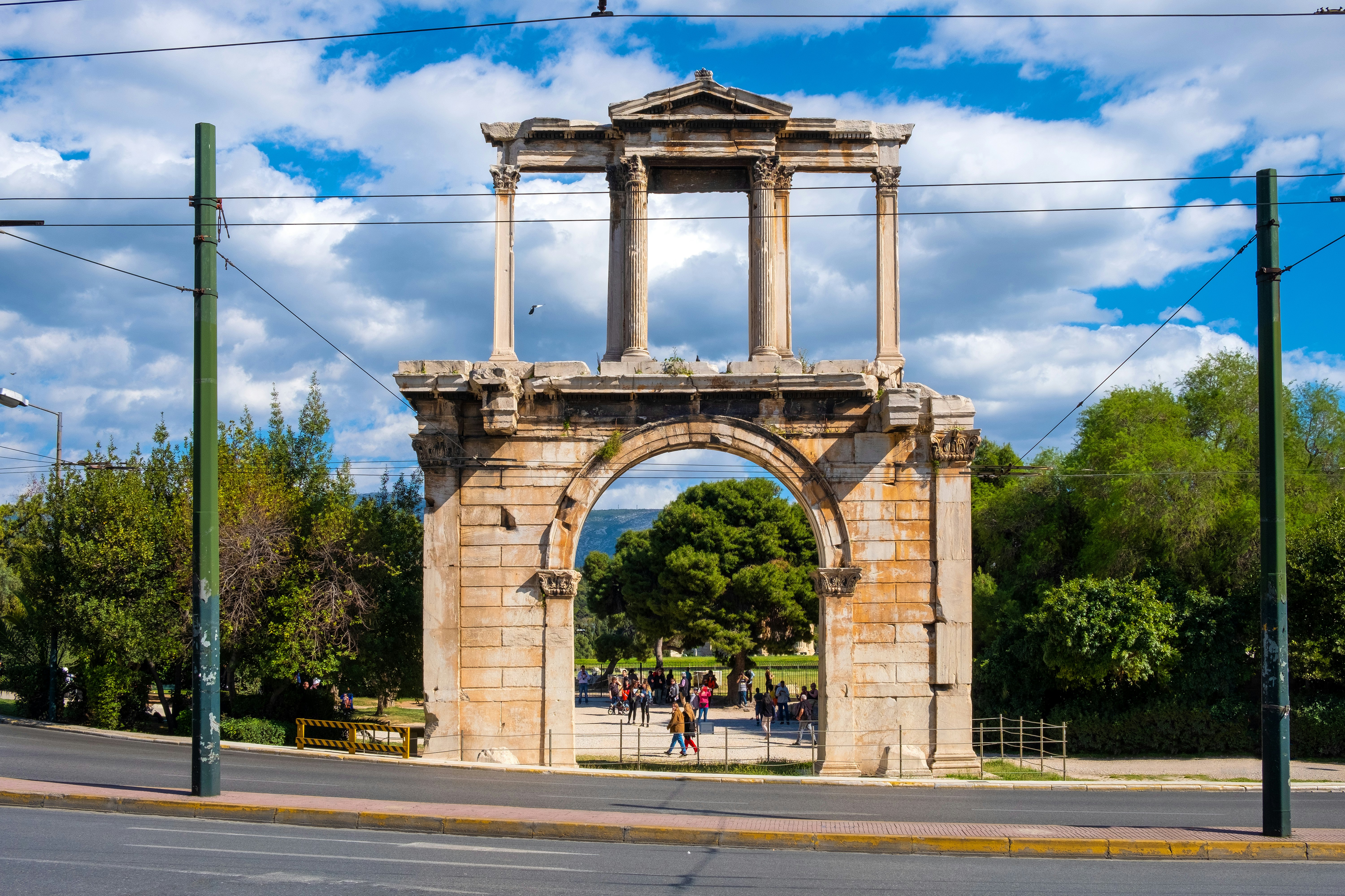 Athens, Attica / Greece - 2018/04/03: Arch of Hadrian known as Hadrian’s Gate as gateway to Temple of Olympian Zeus, Olympieion, in ancient city center old town borough; Shutterstock ID 1730853691; your: Barbara Di Castro; gl: 65050; netsuite: digital; full: poi
1730853691