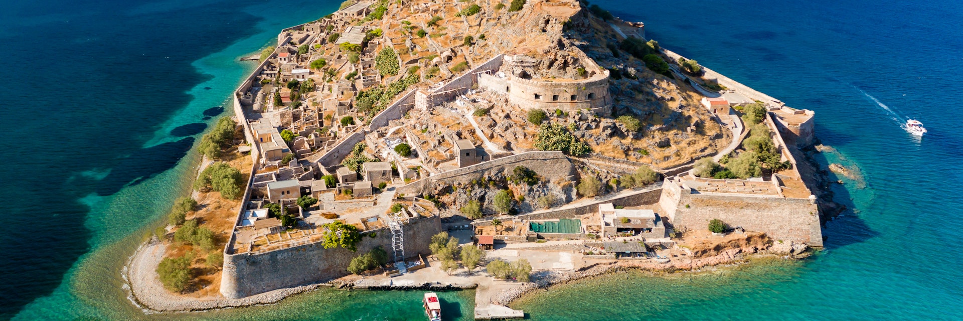 Aerial drone view of an old Venetian fortress island and former Leper colony (Spinalonga, Crete, Greece); Shutterstock ID 1809885124; your: Barbara Di Castro; gl: 65050; netsuite: digital; full: poi
1809885124