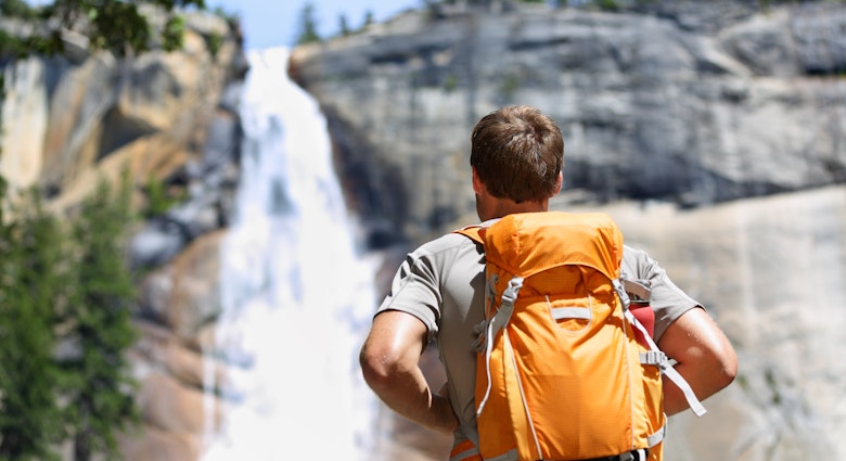 Hiker hiking with backpack looking at waterfall in Yosemite park in beautiful summer nature landscape. Portrait of male adult back standing outdoor.; Shutterstock ID 247020727; your: Maya Stanton; gl: 65050; netsuite: Online Editorial ; full: Yosemite National Park top things to do
247020727
Hiker hiking with backpack looking at waterfall in Yosemite park in beautiful summer nature landscape. Portrait of male adult back standing outdoor.