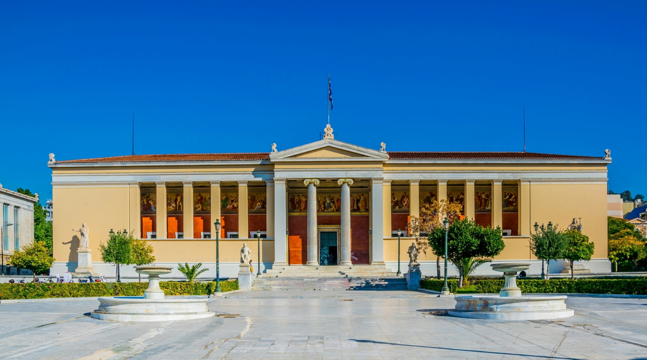 Building of the National & Kapodistrian University of Athens in Panepistimio is one of the landmarks of Athens; Shutterstock ID 407977351; your: Erin Lenczycki; gl: 65050; netsuite: Digital; full: POI
407977351