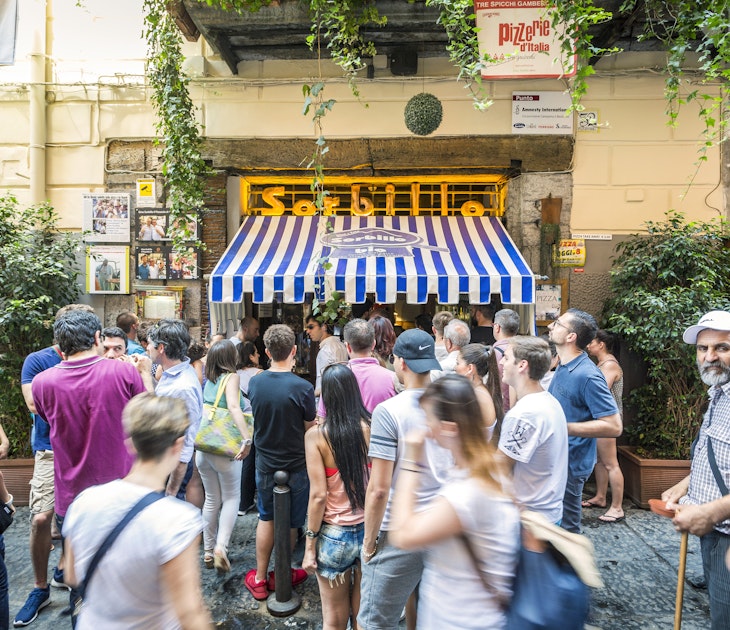 Naples, Italy - June 29, 2016: Long queue to Gino Sorbillo Pizzeria, where pizza was born
483580687