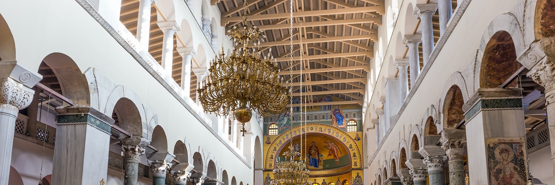 THESSALONIKI, GREECE - DECEMBER 29: Interior of the Basilica of Hagios Demetrios on December 29, 2015 in Thessaloniki, Greece. Saint Demetrios is the patron saint of Thessaloniki city.; Shutterstock ID 753257872; your: Barbara Di Castro; gl: 65050; netsuite: digital; full: poi
753257872